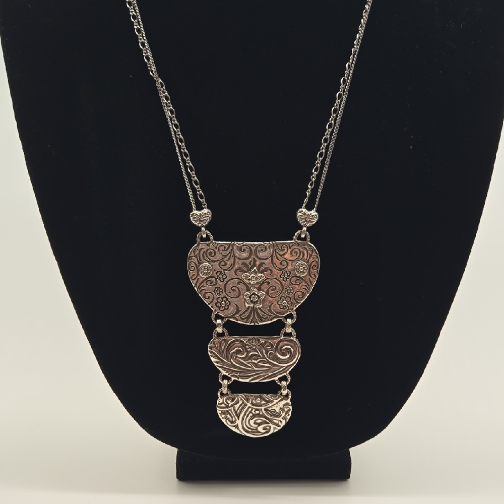 Brighton Silver Filigree Necklace